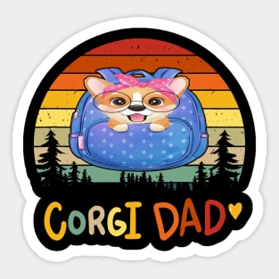 Corgi Dad  (55) Sticker